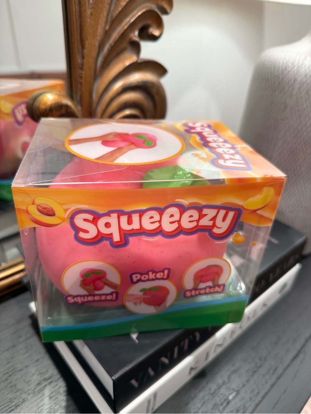 SqueeEzy Peach Stress Toy